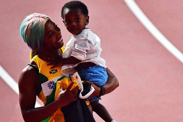 Shelly-Ann Fraser-Pryce aus Jamaika  | Foto: GIUSEPPE CACACE (AFP)