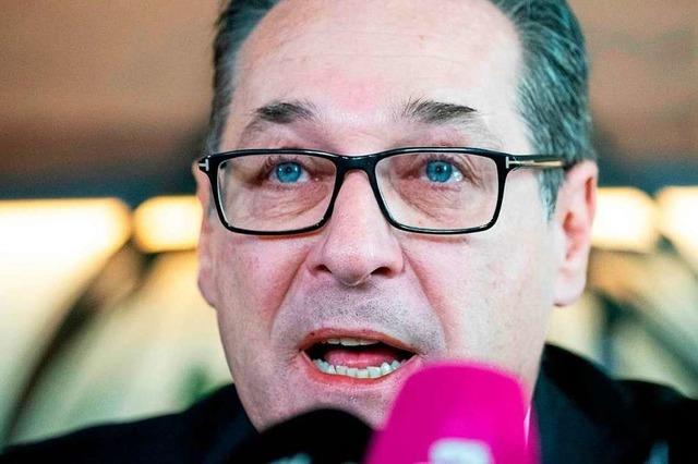 FP-Politiker Strache beendet seine politische Karriere