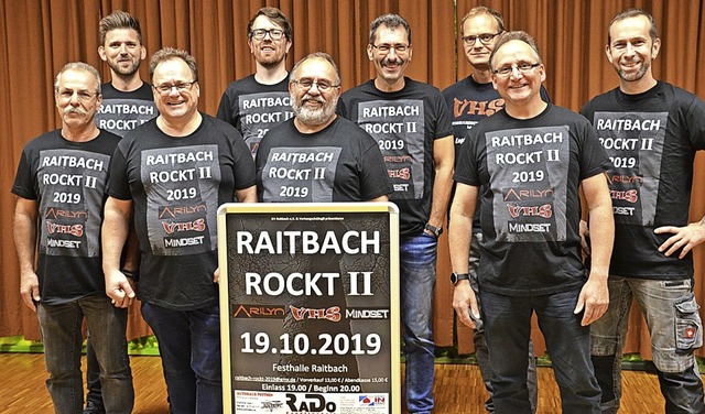 Trommeln fr &#8222;Raitbach Rockt II&...ehr und der Band Mindset aus Lrrach.   | Foto: Gabriele Rasenberger