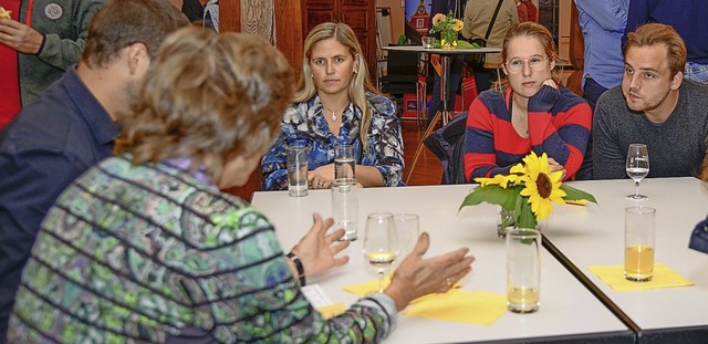 In Arbeitsgruppen diskutierten Neubrg...ttenheim noch verbessert werden kann.   | Foto: Olaf Michel