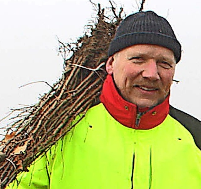 Klaus Niehser im Dienst  | Foto: Reiner Beschorner