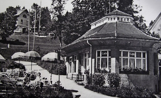 Das &#8222;Caf Maxim&#8220; (spter &...arten&#8220;) um das Jahr 1930 herum.   | Foto: Repro Thomas Mutter