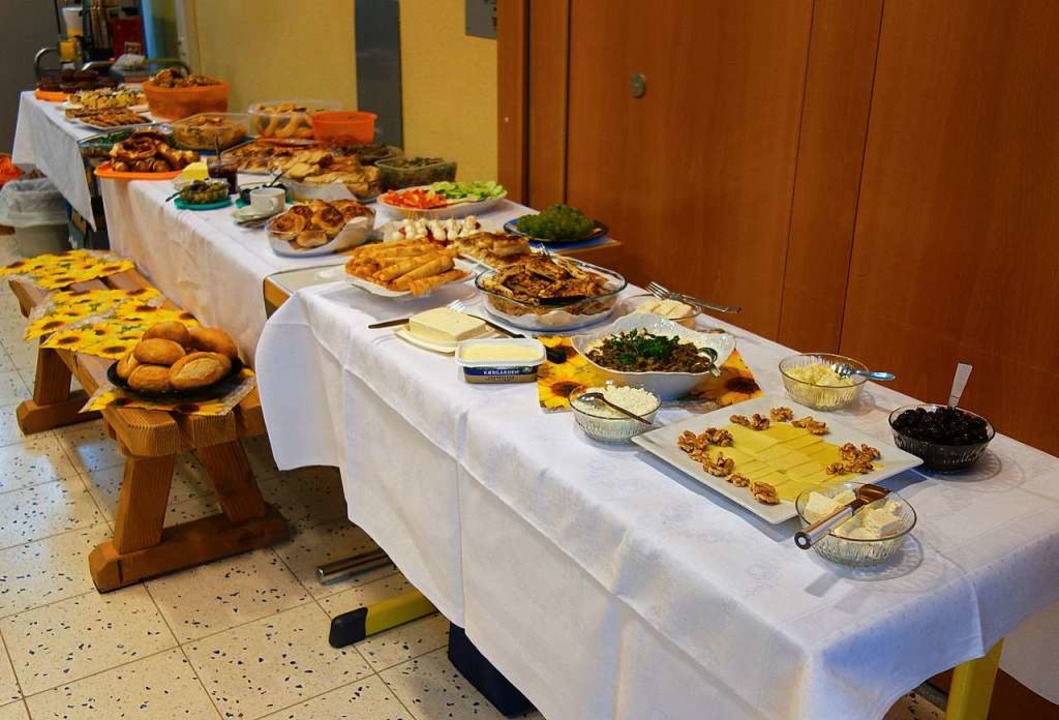 Ein unwiderstehliches Frhstcksbuffet  | Foto: Gudrun Gehr