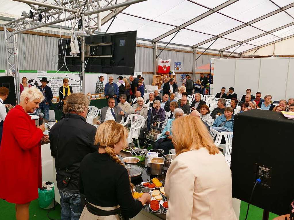 Eindrcke vom Erffnungstag der Dreilandmesse