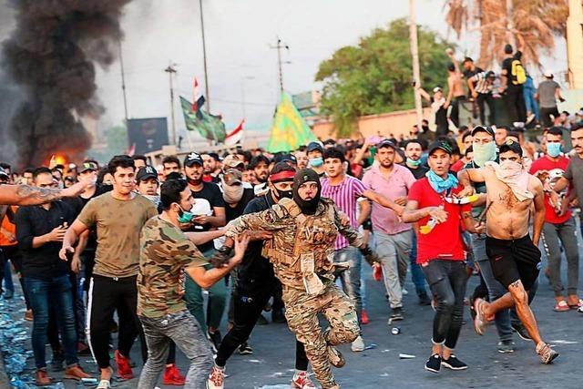 Heftige Tumulte erschüttern den Irak