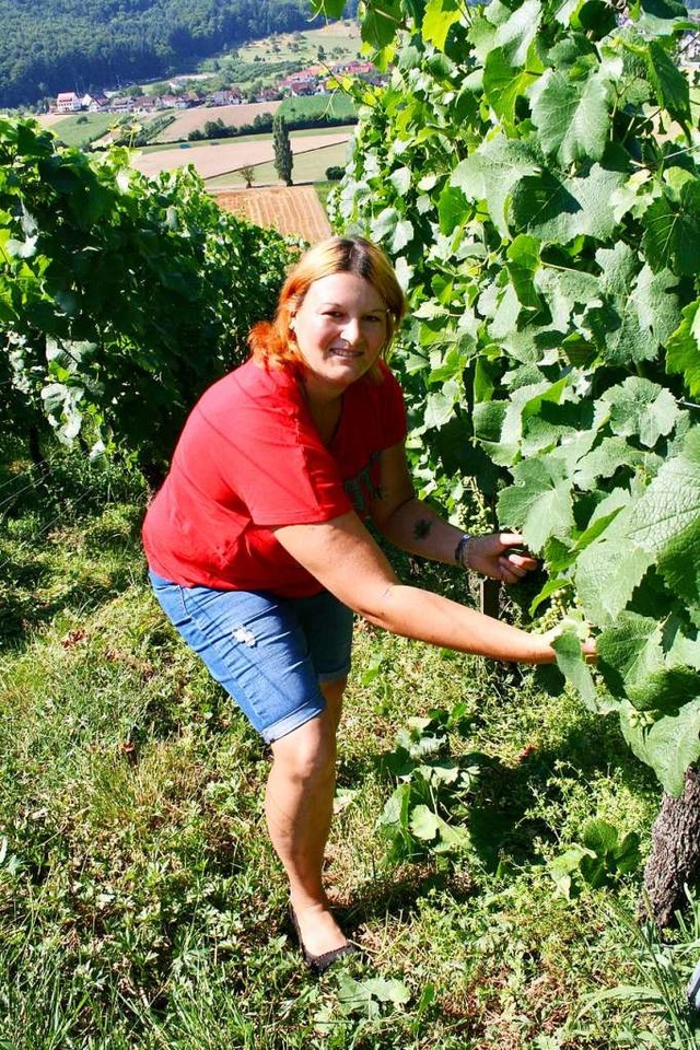 Simone Schwaab mchte jungen Leuten den Wein als Genussmittel nahebringen.  | Foto: Anja Kunz