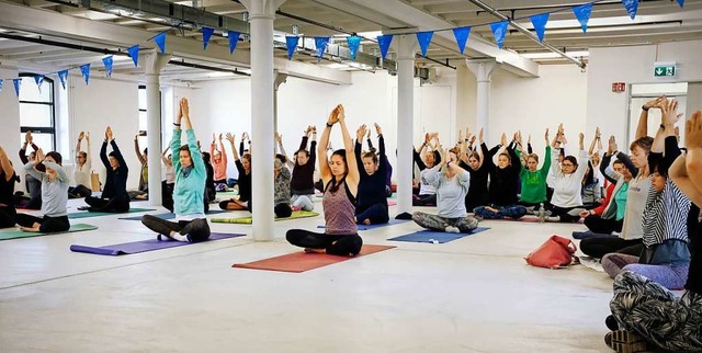 Das Interesse an Yoga ist ungebrochen.  | Foto: Dreiland Yoga Festival