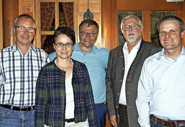 Bei einer Veranstaltung der CDU in Wal..., Klaus Schmieder  und Martin Linser.   | Foto: Helmut Rothermel