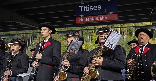 In Titisee geht die musikalische Reise los.  | Foto: Wolfgang Scheu