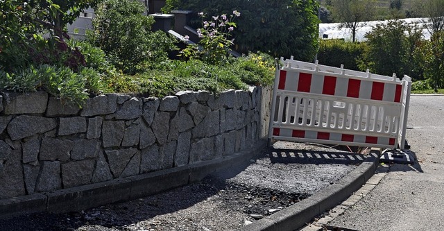 Anwohner an der Fischinger Gartenstra...Absprachen mit Brgern, so die Kritik.  | Foto: Jutta Schtz