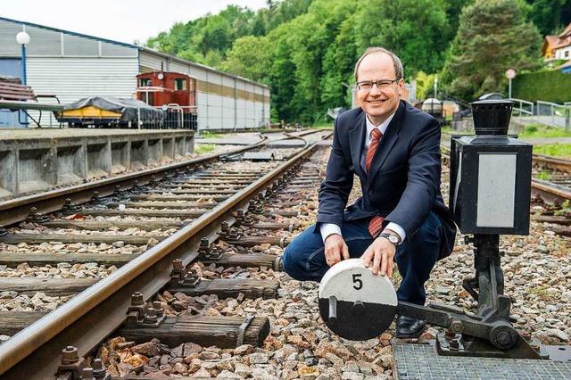 Christian Renkert bewirbt sich als Br...r  Kanderns Zukunft sieht er gestellt.  | Foto: Daniel Schoenen