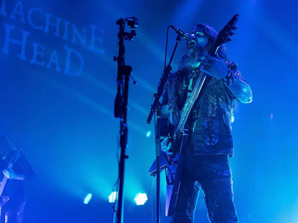 Die amerikanische Metalband Machine Head hat die Freiburger Sick-Arena gerockt.