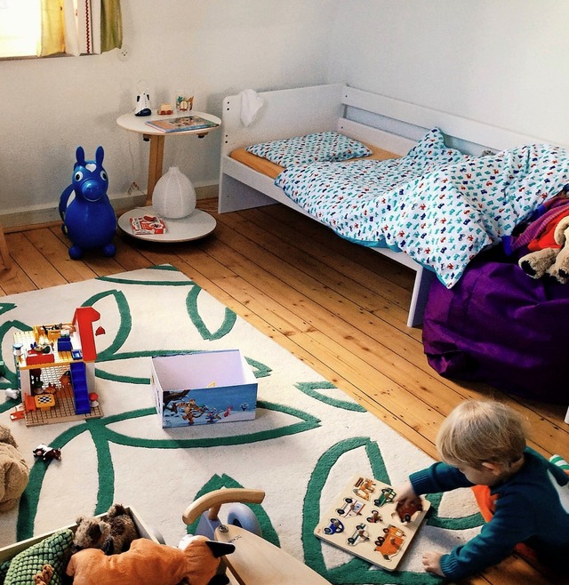 Behtetes Spielen: Sicher und nicht ge...gefhrdend sollten Kinderzimmer sein.   | Foto: Ella Albrecht