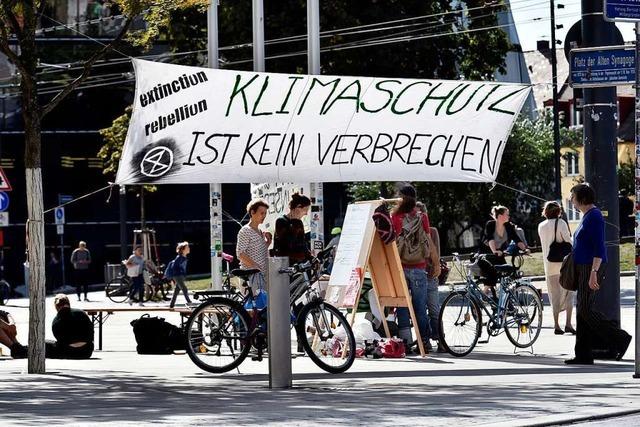 Extinction Rebellion Freiburg untersttzt Aktionstag in Berlin