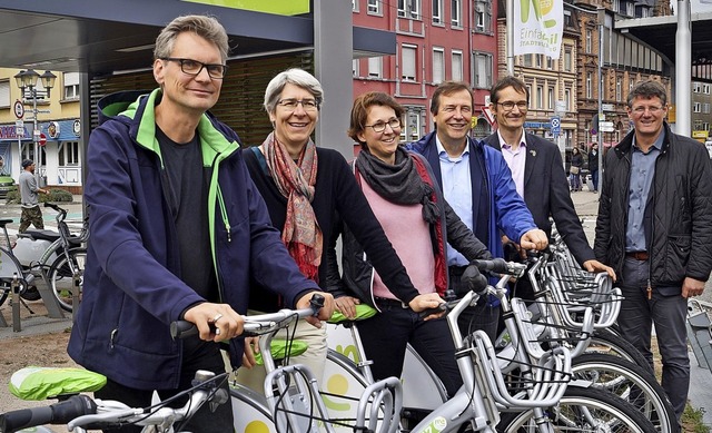 Mitglieder des Arbeitskreises Verkehr ...urgs Baubrgermeister Oliver Martini.   | Foto: Christine Storck-Haupt