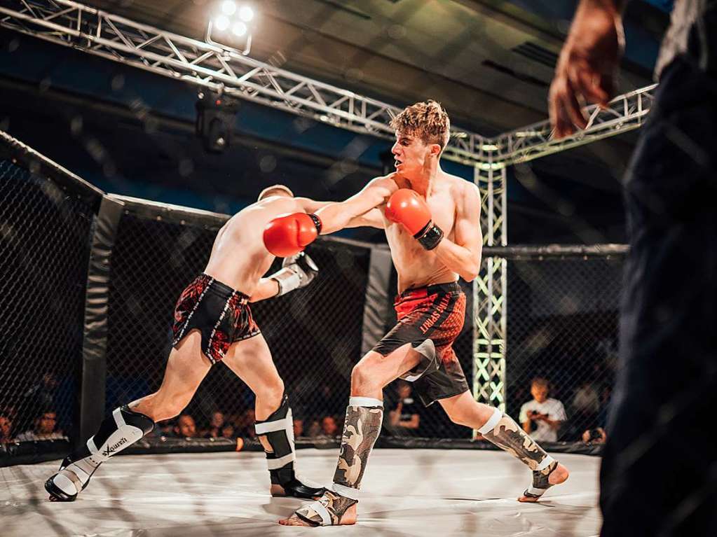 Sportlich und fair war die MMA-Kampfsportgala in der Staudinger Halle in Freiburg.