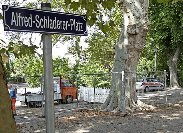 Begehrter Veranstaltungsort:  Alfred-Schladerer-Platz   | Foto: Frank Schoch