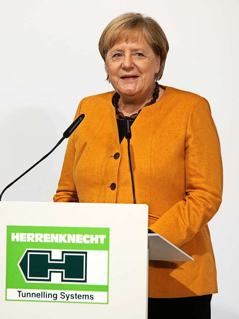 Bundeskanzlerin Angela Merkel hat das Unternehmen von Martin Herrenknecht in Schwanau besucht.