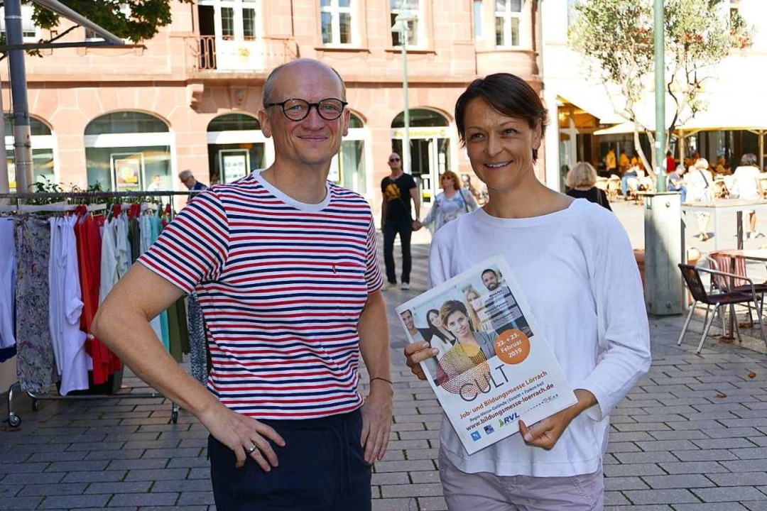 Markus und Martina Hug veranstalten die  Job- und Bildungsmesse Cult.  | Foto: Peter Gerigk