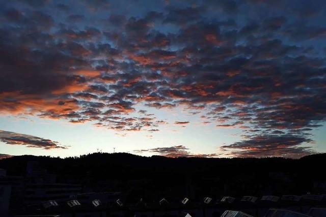 Wolkenflocken ber dem Rosskopf