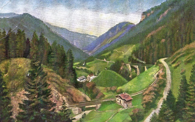 Das Hllental auf einerPostkarte von vor 1918  | Foto: privat