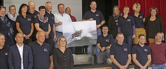 Gastgeschenke wurden in Le Croisic ausgetauscht.   | Foto: Feuerwehr