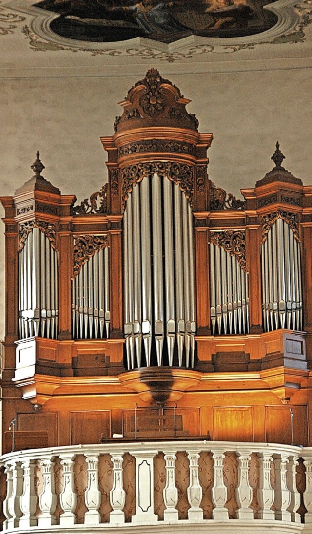 Die Walcker-Orgel in St. Margarethen wird 150 Jahre alt.   | Foto: Hubert Bleyer