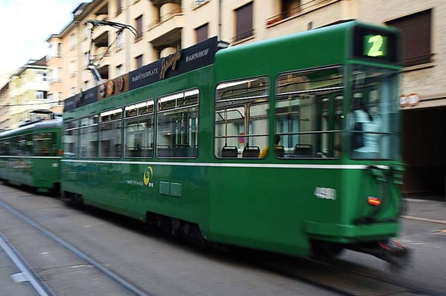 Die Trams fahren seit Donnerstagmorgen wieder nach Plan.  | Foto: Jonas Hirt