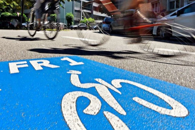 In Freiburg gibt es bereits Radschnellverbindungen.  | Foto: Michael Bamberger