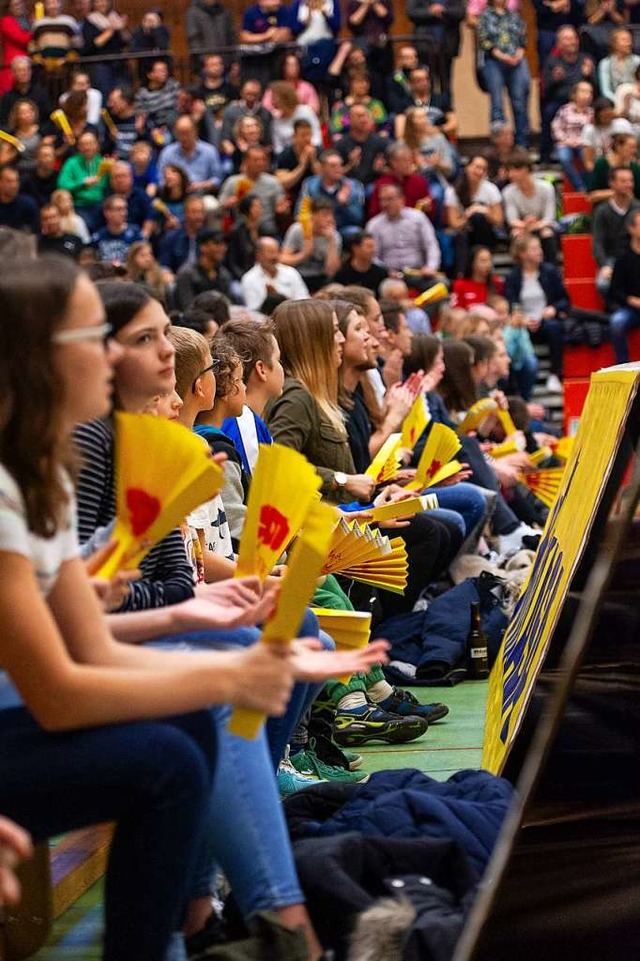 Das Zweitligateam des VCO fllte die Nordwesthalle zuverlssig.  | Foto: Sebastian Koehli