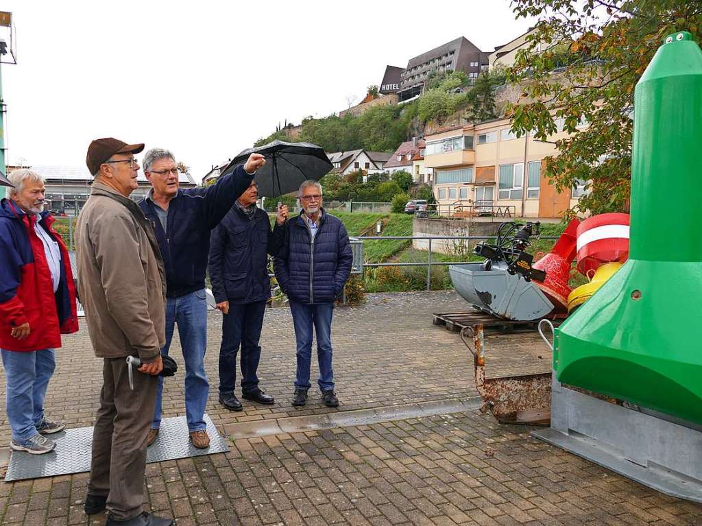 BZ-Card-Inhaber waren ganz nah dran an der Arbeit des Wasserstraen- und Schifffahrtsamtes in Breisach. Zu erleben gab es eine eine Bootsfahrt sowie Fhrungen auf dem Rheindamm, an der Schleuse und auf dem Betriebshof.