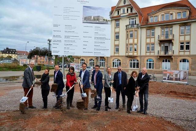 Das Finanzamt baut an der Unionbrcke neu