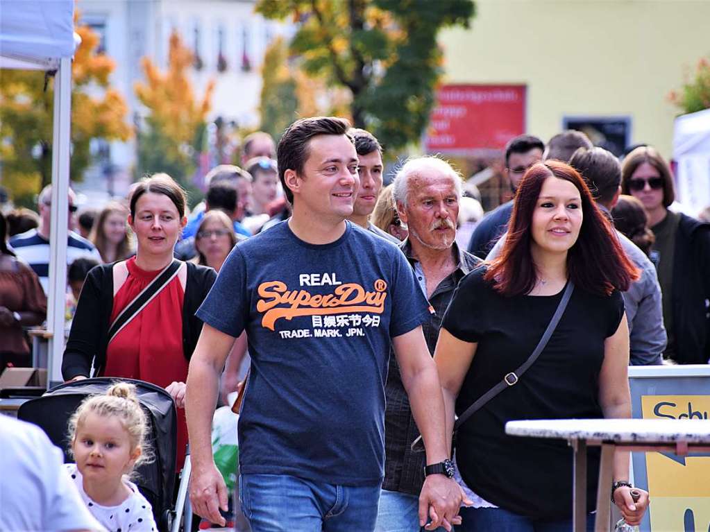 Die Besucher strmten am Sonntag in Scharen nach Wehr.