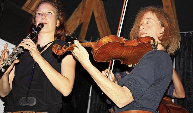 Klezmermusik vom Feinsten boten  in Fr...tesleben und die Gruppe Mischpoke.      | Foto: Hans-Peter Schmid