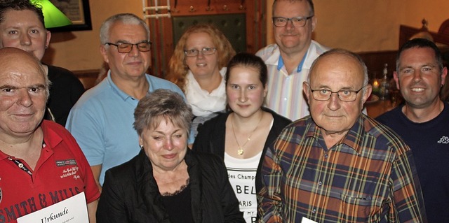 Die Geehrten der Hauptversammlung sind...od, Robert Seelmann und Nikolas Schmid  | Foto: Gerd Leutenecker