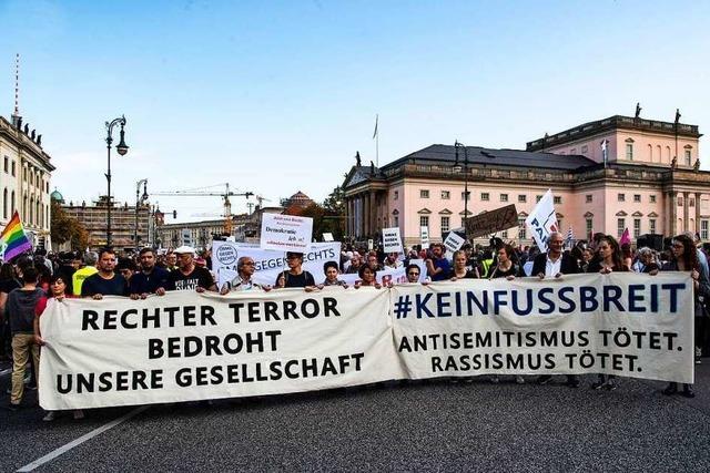 Nach Terror in Halle: Tausende setzen ein Zeichen