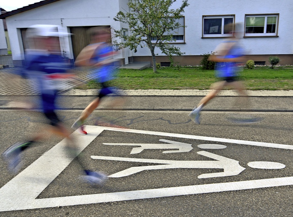 Die Ettenheimer Straen gehrten beim ...en groen und kleinen Leichtathleten.   | Foto: Wolfgang Knstle