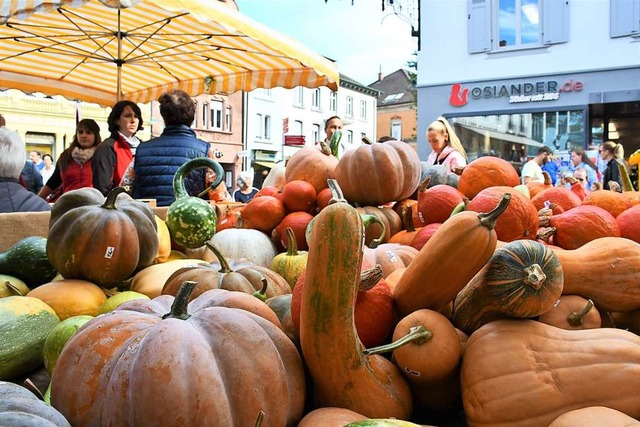 Zum Herbstfest von Pro Lrrach gehrt ...eindruckenden Vielfalt dieses Gemses.  | Foto: Barbara Ruda