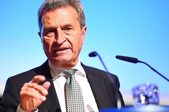 Sprache als Freund und Feind zugleich: Oettinger sagt Adieu