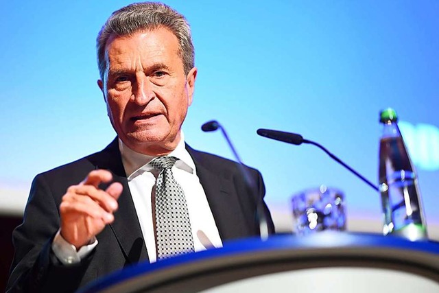 Gnther Oettinger verabschiedet sich in den politischen Ruhestand  | Foto: Felix Kstle (dpa)