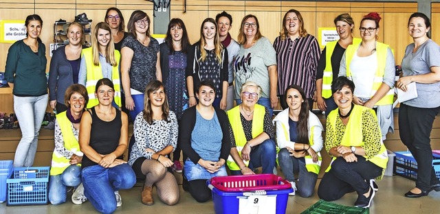 Das ganze Team hat Grund zur Freude: D...dhalle Grafenhausen wie am Schnrchen.  | Foto: Wilfried Dieckmann