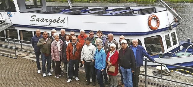 Die Waldkircher Gruppe nach  erlebnisreicher Schifffahrt.   | Foto: Verein