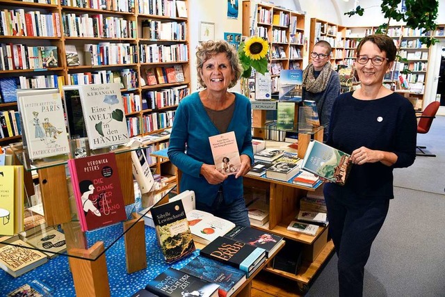 Die Jos-Fritz-Mitarbeiterinnen freuen ...rie Schlenk, Jana Kling und Tina Bolg.  | Foto: Thomas Kunz