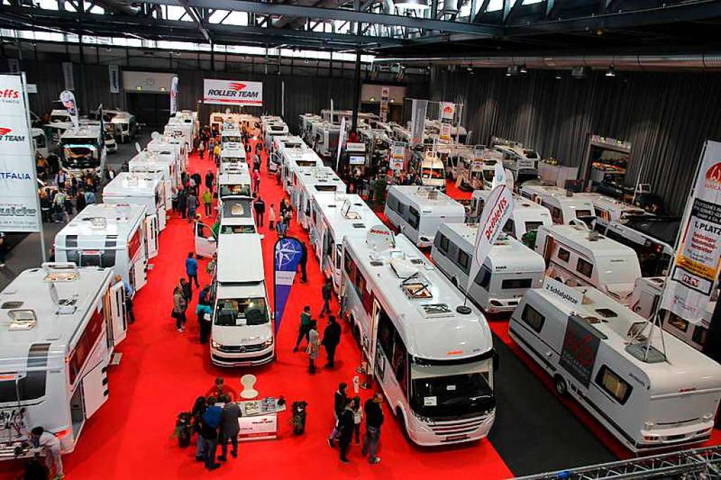 Die Messe "Caravan live" zeigt deutlich mehr Aussteller als zuvor