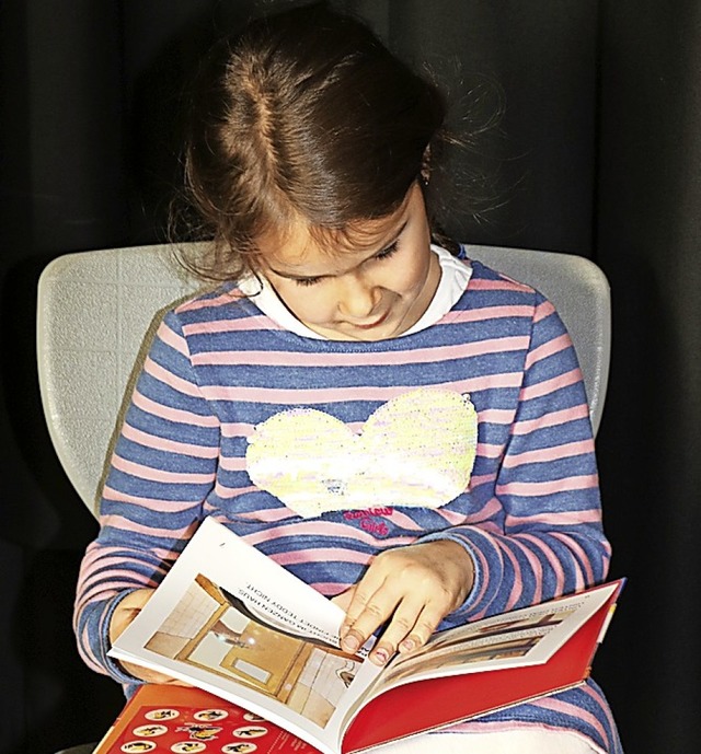 Kinder zum Lesen animieren mchte die Stadtbibliothek an den  Frederick-Tagen.  | Foto: Martha Weishaar