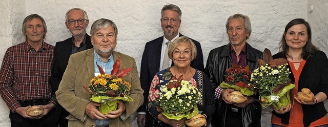 Die diesjhrigen Preistrger der Lahre..., Roland Burkhart und  Kathrin Ruesch   | Foto: Bettina Schaller
