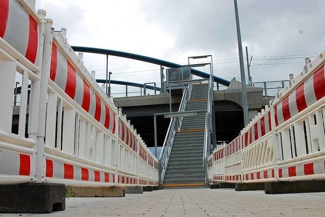 Komplette Barrierefreiheit gibt es an den Weiler Bahnhfen erst ab 2025