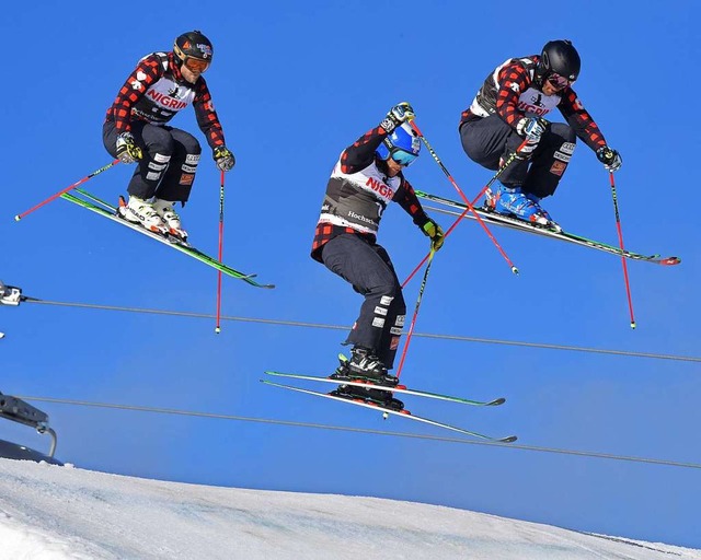 Vllig losgelste Skicrosser, sind im ...ennen am Feldberg wieder zu bestaunen.  | Foto: Wolfgang Scheu