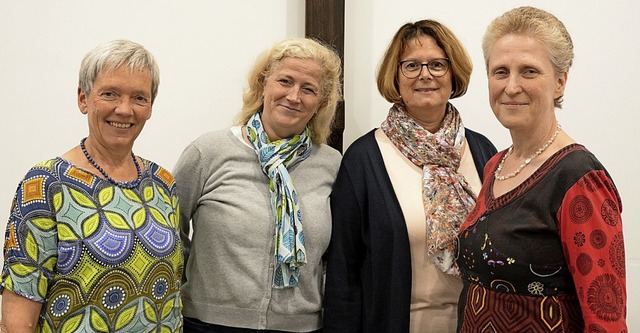 Elisabeth Hnig,  Christine Wurche,  A...nd Susanne  Andrea Birke (von links).   | Foto: Annette Mahro