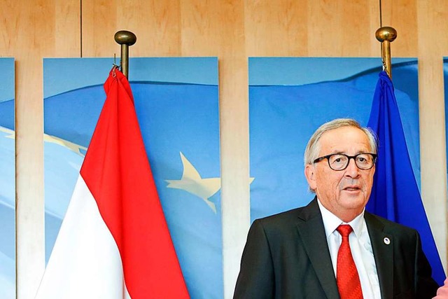 Jean-Claude Juncker kurz vor dem EU-Gipfel in Brssel  | Foto: Andy Wenzel (dpa)